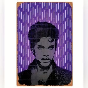 Boutique Prince The Artist Tin Sign 💜